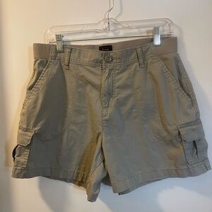 Two pairs Lee Cargo Shorts (one Khaki, one Gray)